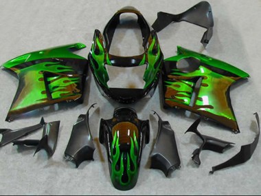 Green Flame 1996-2007 CBR1100XX Motorcycle Fairing