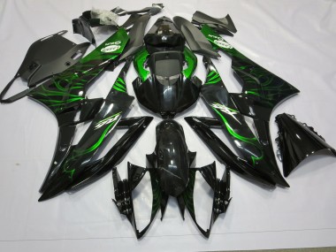 Green Flame 2006-2007 R6 Motorcycle Fairing