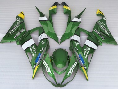 Green Logo Style 2013-2018 ZX6R Motorcycle Fairing