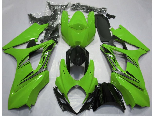 Green OEM Style 2007-2008 GSXR 1000 Motorcycle Fairing