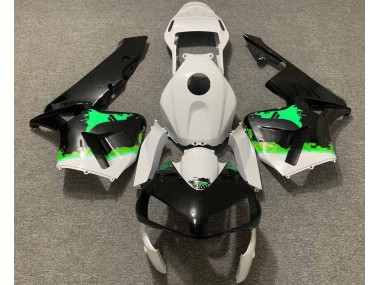 Green Splatter 2003-2004 CBR600RR Motorcycle Fairing