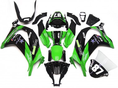 Green and Black 2016-2019 ZX10R Motorcycle Fairing