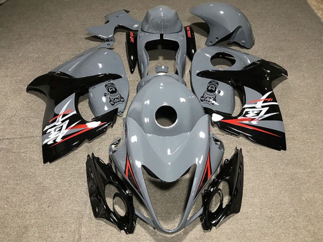 Grey & Logo 2008-2020 GSXR 1300 Hayabusa Motorcycle Fairing