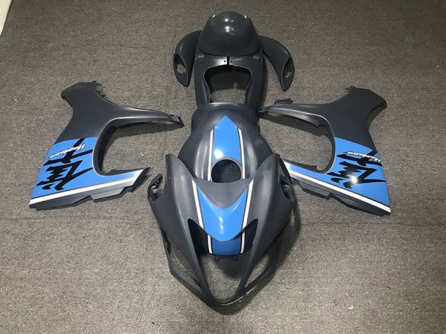 Grey & Sky Blue 2008-2020 GSXR 1300 Hayabusa Motorcycle Fairing