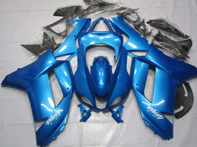 Light Blue 2007-2008 ZX6R Motorcycle Fairing
