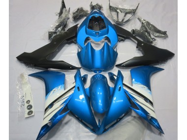 Light Blue & White 2004-2006 R1 Motorcycle Fairing