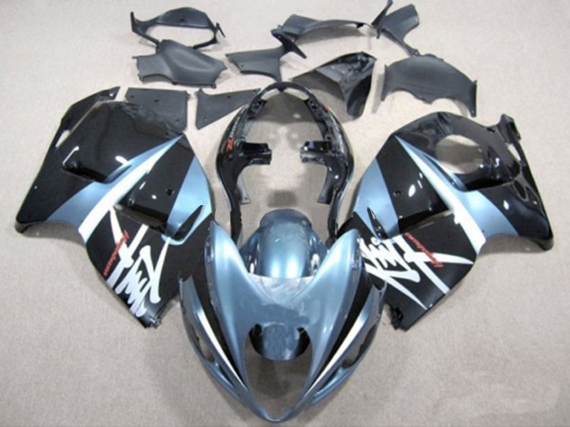 Light Blue and Black 1997-2007 GSXR 1300 Hayabusa Motorcycle Fairing
