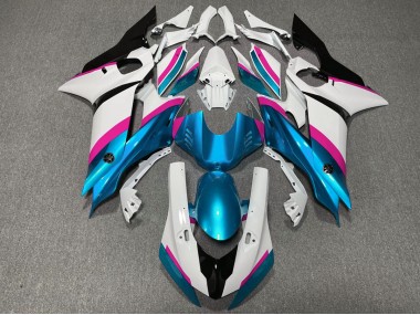 Light Blue and Pink 2017-2021 R6 Motorcycle Fairing
