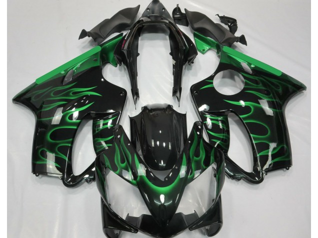 Light Green Flame 2004-2007 CBR600 F4i Motorcycle Fairing