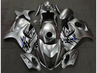Liquid Silver & Blue 2008-2020 GSXR 1300 Hayabusa Motorcycle Fairing
