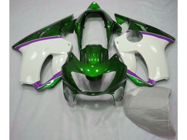 Lizard Green and Purple 1999-2000 CBR600 F4 Motorcycle Fairing