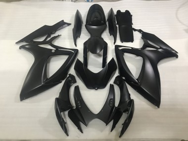Matte Black 2006-2007 GSXR 600-750 Motorcycle Fairing