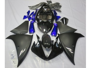 Matte Black & Blue 2009-2011 R1 Motorcycle Fairing