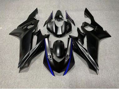 Matte Black & Blue Accents 2017-2021 R6 Motorcycle Fairing