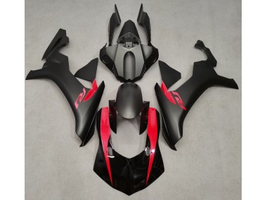 Matte Black & Pearl Red 2015-2019 R1 Motorcycle Fairing