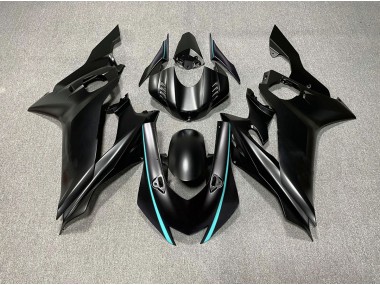Matte Black & Teal Accents 2017-2021 R6 Motorcycle Fairing