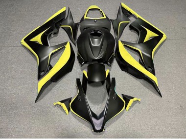 Matte Black & Yellow 2007-2008 CBR600RR Motorcycle Fairing