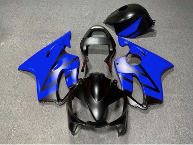 Matte Black and Blue 2001-2003 CBR600 F4i Motorcycle Fairing