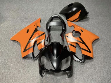 Matte Black and Orange 2001-2003 CBR600 F4i Motorcycle Fairing