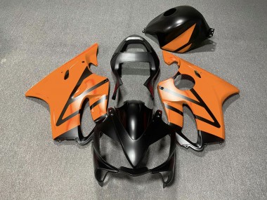 Matte Black and Orange 2001-2003 CBR600 F4i Motorcycle Fairing