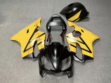 Matte Black and Yellow 2001-2003 CBR600 F4i Motorcycle Fairing