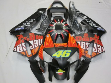 Matte Rossi Design 2003-2004 CBR600RR Motorcycle Fairing