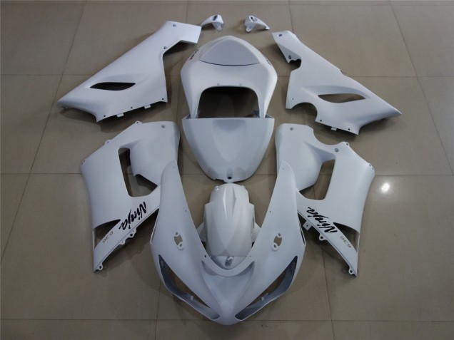 Matte White 2005-2006 ZX6R Motorcycle Fairing