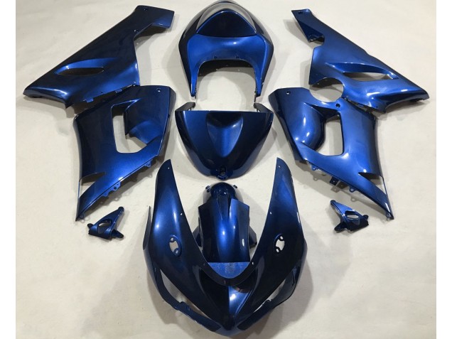 Metallic Blue 2005-2006 ZX6R Motorcycle Fairing