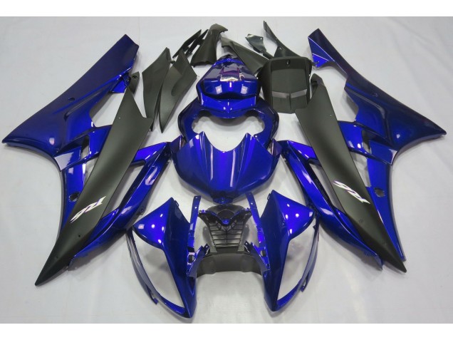 Metallic Blue & Black 2006-2007 R6 Motorcycle Fairing