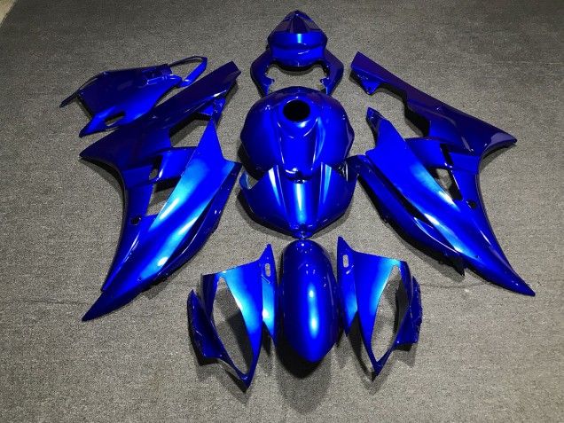 Metallic Blue Plain 2006-2007 R6 Motorcycle Fairing