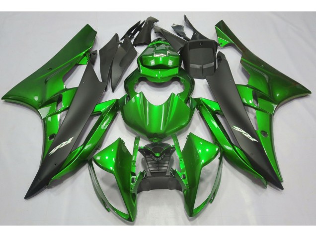Metallic Green & Black 2006-2007 R6 Motorcycle Fairing