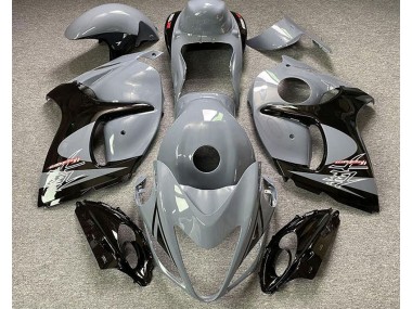 Nardo Grey & Black 2008-2020 GSXR 1300 Hayabusa Motorcycle Fairing