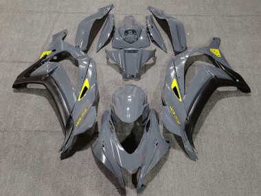 Nardo Grey & Black 2016-2019 ZX10R Motorcycle Fairing