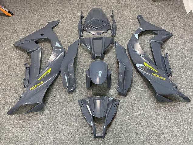 Nardo Grey & Yellow 2011-2015 ZX10R Motorcycle Fairing Nardo Grey & Yellow 2011-2015 ZX10R Motorcycle Fairing