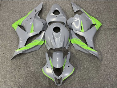 Nardo Grey and Green 2009-2012 CBR600RR Motorcycle Fairing