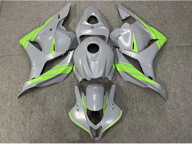 Nardo Grey and Green 2009-2012 CBR600RR Motorcycle Fairing