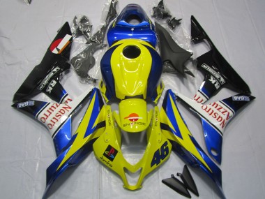 Nastro Azzurro 2007-2008 CBR600RR Motorcycle Fairing