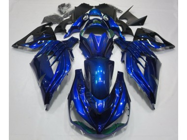 Ocean Blue Gloss 2012-2021 ZX14R Motorcycle Fairing