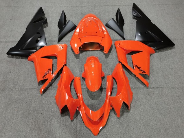 Orange Black 2004-2005 ZX10R Motorcycle Fairing