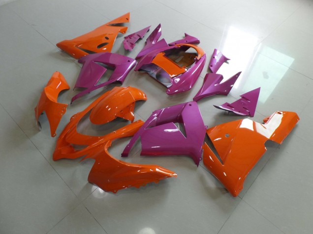 Orange Pink 2004-2005 ZX10R Motorcycle Fairing Orange Pink 2004-2005 ZX10R Motorcycle Fairing