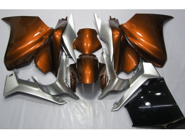Orange and Silver 2010-2013 VFR1200 Motorcycle Fairing