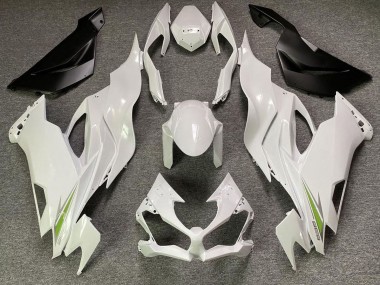 Pearl White 2019-2023 ZX6R Motorcycle Fairing