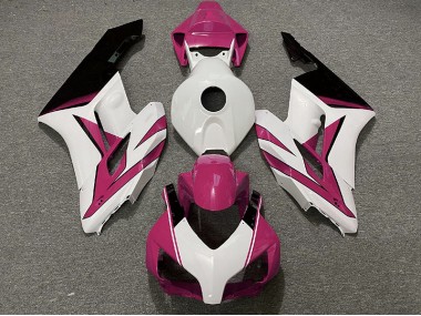 Pink White and Gloss Black 2004-2005 CBR1000RR Motorcycle Fairing