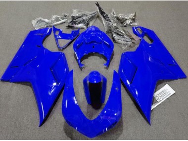 Plain Gloss Blue 2007-2014 Ducati 848 1098 1198 Motorcycle Fairing