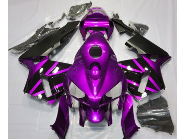 Purple & Gloss Black Design 2005-2006 CBR600RR Motorcycle Fairing