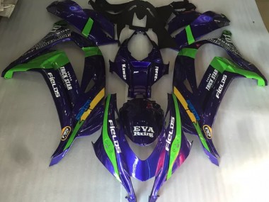 Purple Green and Gloss 2016-2019 ZX10R Motorcycle Fairing