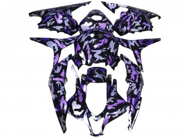 Purple Snow Camo 2009-2012 CBR600RR Motorcycle Fairing
