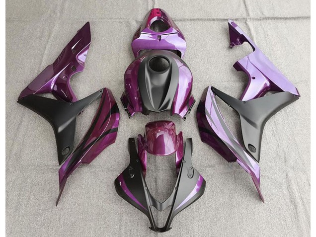 Purple and Matte Black 2007-2008 CBR600RR Motorcycle Fairing