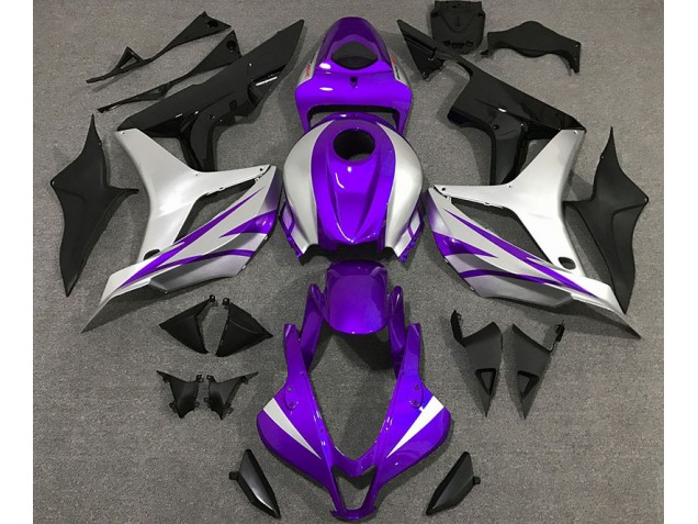 Purple and Silver OEM Style 2007-2008 CBR600RR Motorcycle Fairing