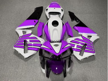 Purple and White Wings 2005-2006 CBR600RR Motorcycle Fairing